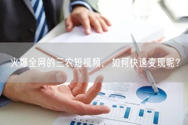 火爆全网的三农短视频，如何快速变现呢？