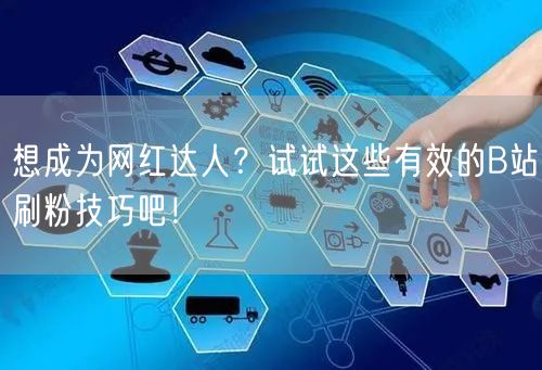 想成为网红达人？试试这些有效的B站刷粉技巧吧！