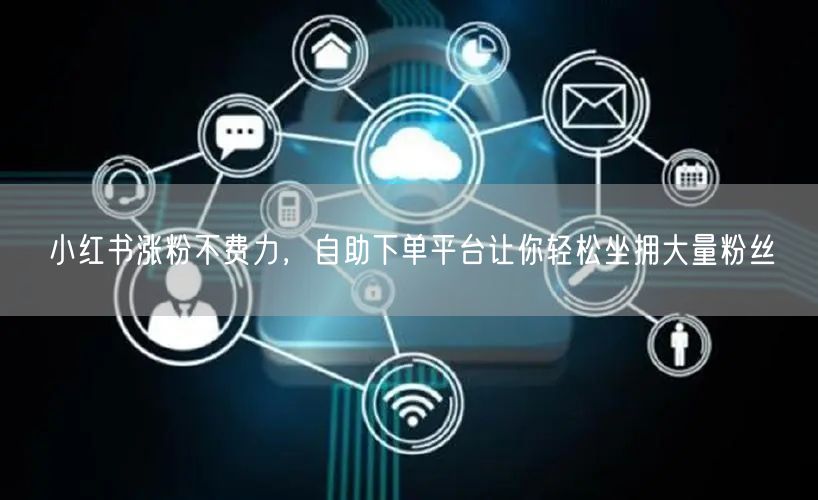 小红书涨粉不费力,自助下单平台让你轻松坐拥大量粉丝