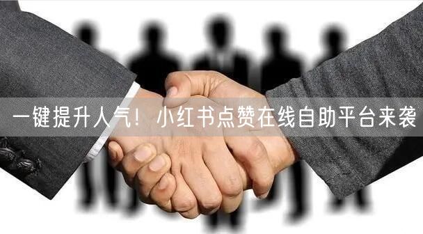 一键提升人气！小红书点赞在线自助平台来袭