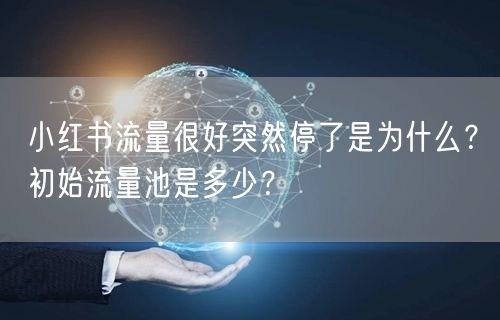 小红书流量很好突然停了是为什么？初始流量池是多少？