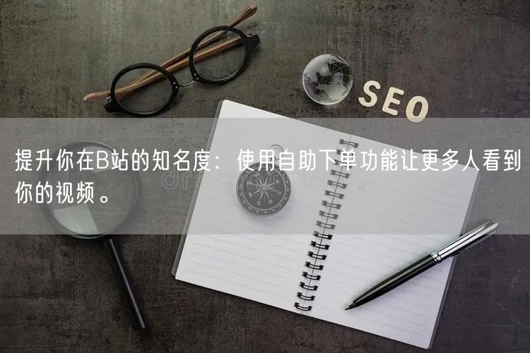 提升你在B站的知名度：使用自助下单功能让更多人看到你的视频。