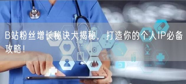 B站粉丝增长秘诀大揭秘,打造你的个人IP必备攻略!