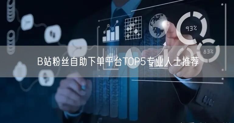 B站粉丝自助下单平台TOP5专业人士推荐