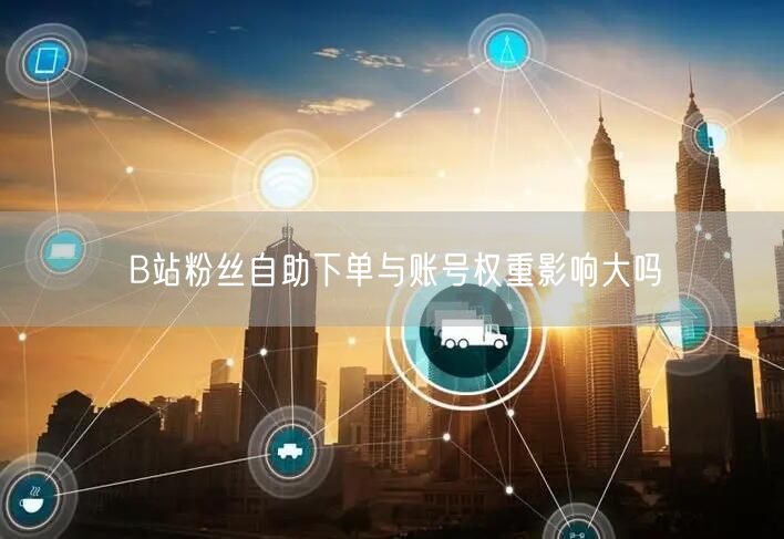 B站粉丝自助下单与账号权重影响大吗