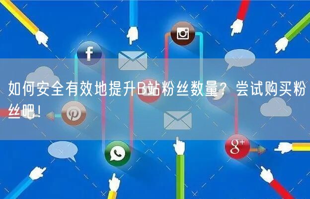 如何安全有效地提升B站粉丝数量？尝试购买粉丝吧！