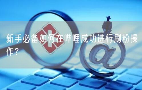 新手必备如何在哔哩成功进行刷粉操作？