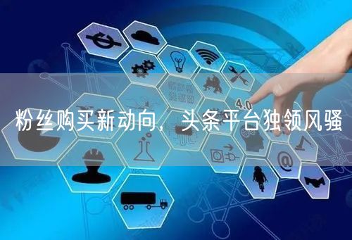 粉丝购买新动向，头条平台独领风骚
