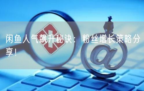 闲鱼人气飙升秘诀：粉丝增长策略分享！