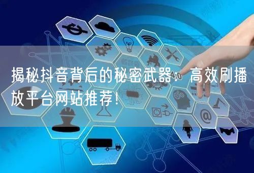 揭秘抖音背后的秘密武器：高效刷播放平台网站推荐！
